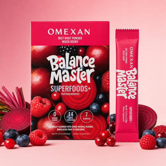 Balance Master Superfoods+ — Super Reds de Betabel y Frutos Rojos para tu Rutina Diaria(Mayor Energía y Bienestar)