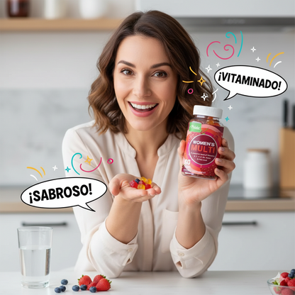 💖 Gomitas multivitamínicas para mujeres activas